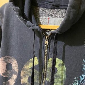 GAP VINTAGE - LARGE NAVY BLUE HOODIE